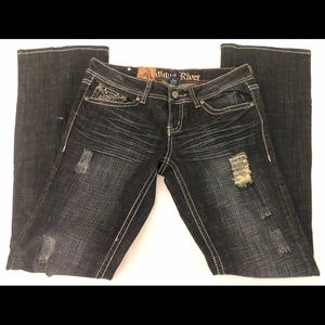 Antique Rivet Women Jeans Size 29 Embellished